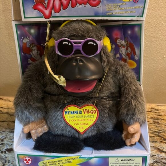 🎉 V.V. Go Dancing Gorilla Toy – Vintage Animated Figure w/ Box! 🎶🦍 - Picture 6 of 6